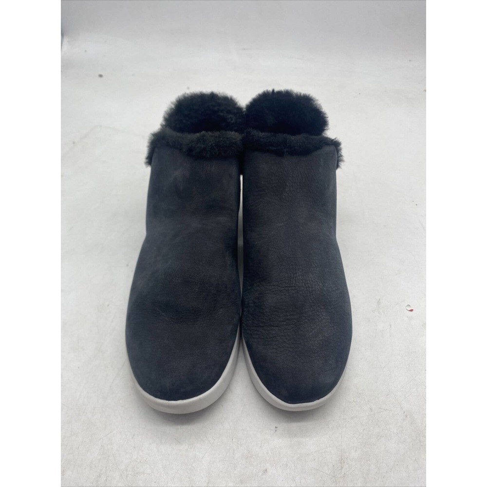 Olukai Shoes Womens 6.5 Malua Hulu Lined Warm Black Boots Slip On B29 ￼